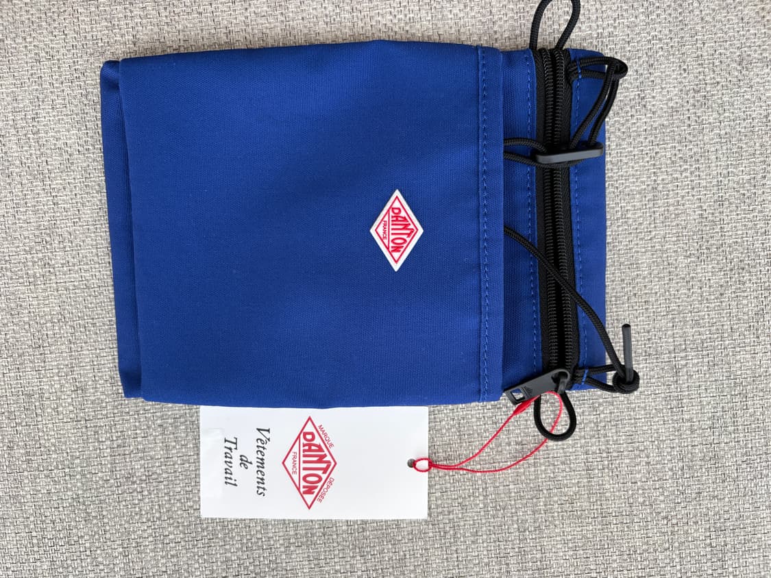 DANTON 드로우 스트링 백 블루 새상품 상품이미지1