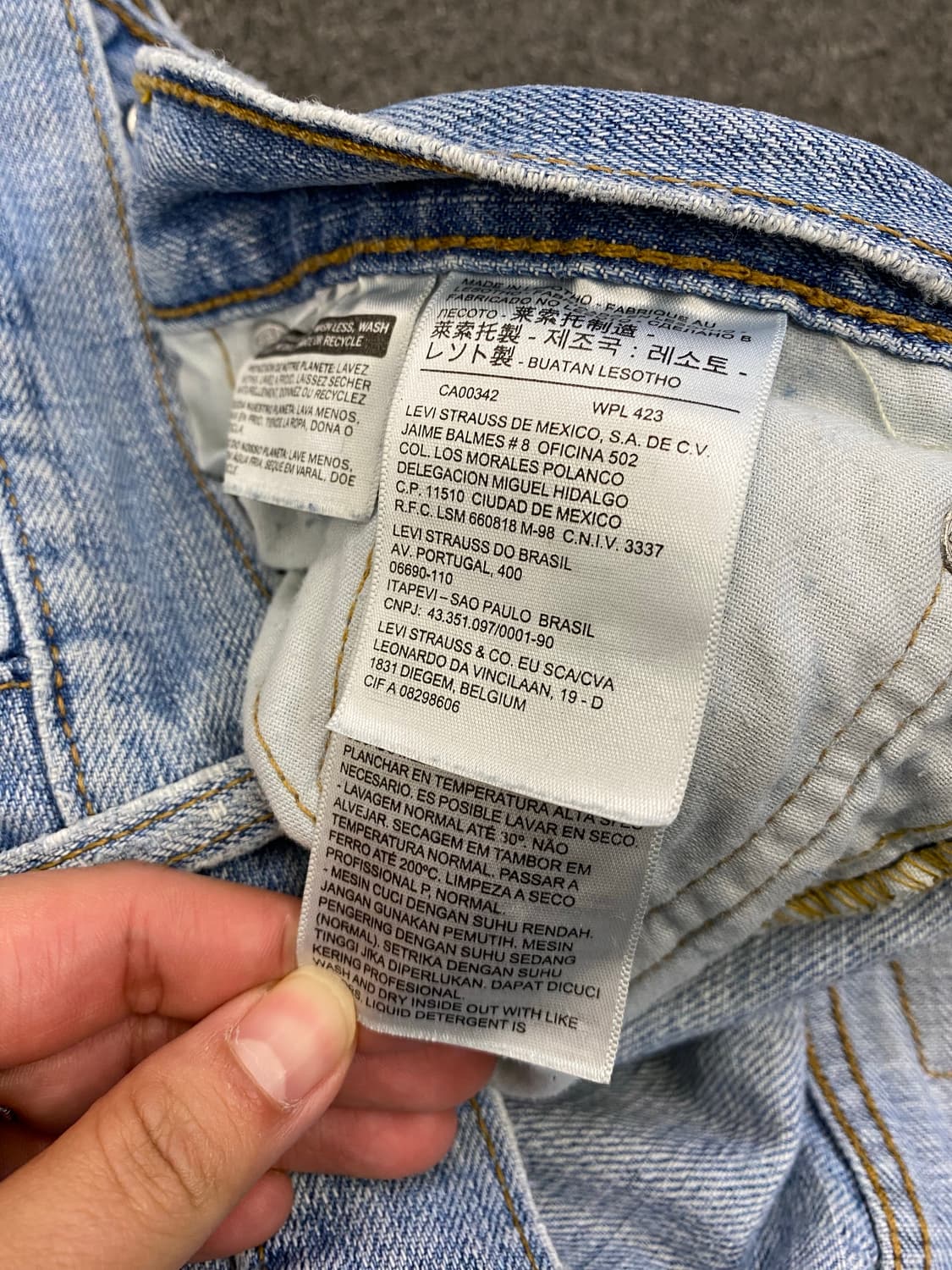 Levis 리바이스 527 데님팬츠 상품이미지8