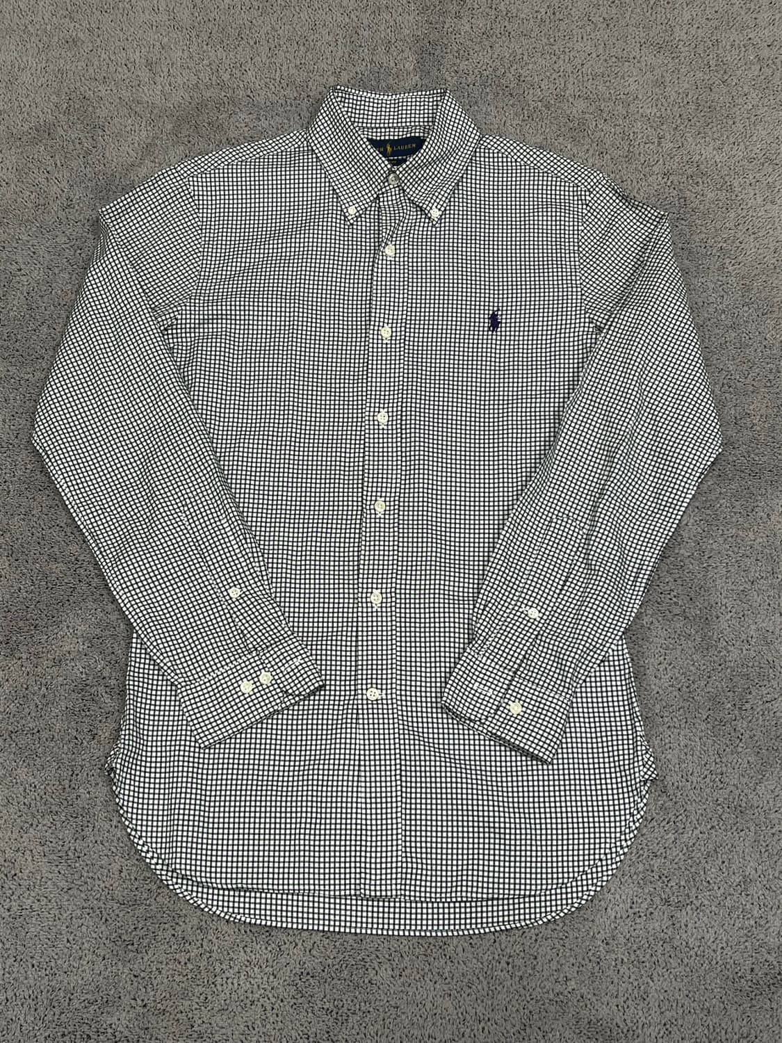 (S) 폴로 랄프로렌 체크 슬림핏 셔츠 상품이미지1