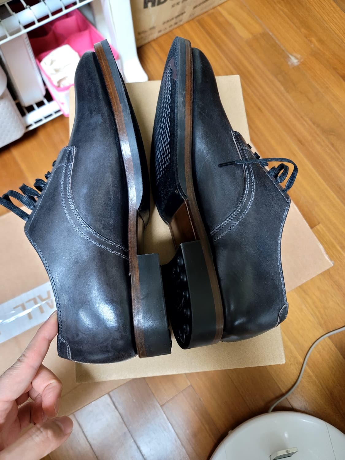 토이즈맥코이 Civilian 로우 쿼터 슈즈 오일드레더 10E 280 상품이미지9