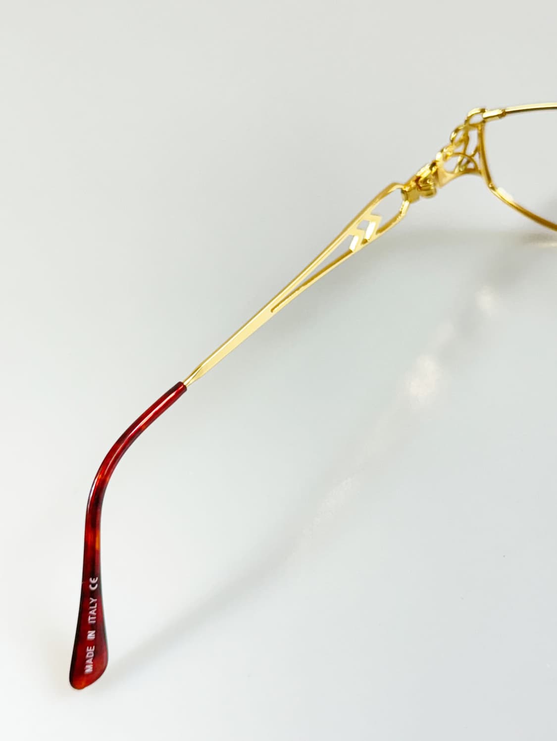 90s 이태리제 TITANIC 골드 필리그리 프레임 빈티지 안경 상품이미지7