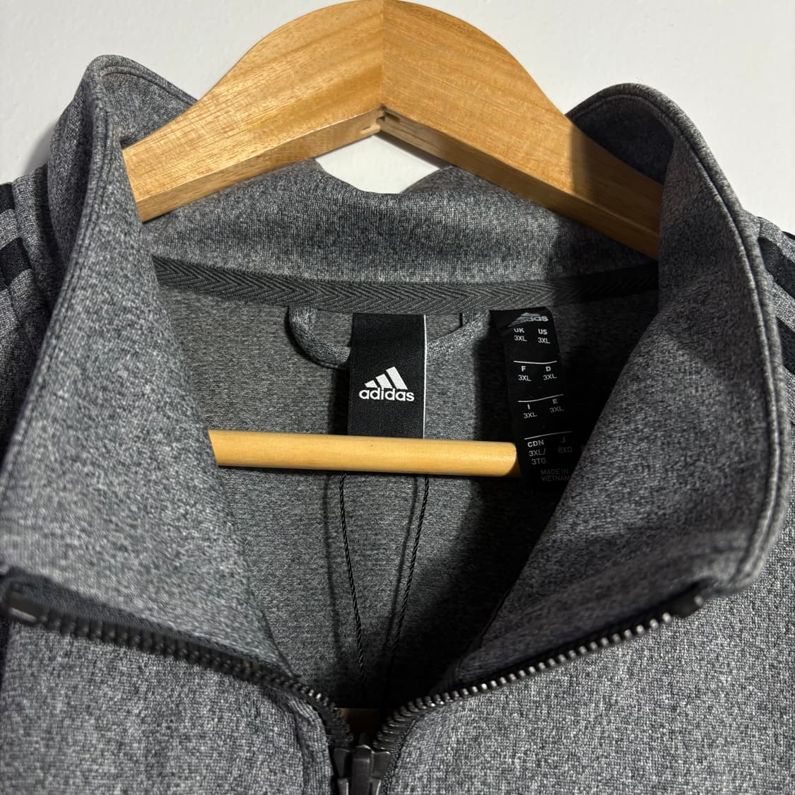 아디다스 빈티지 그레이 트랙 자켓 상품이미지3
