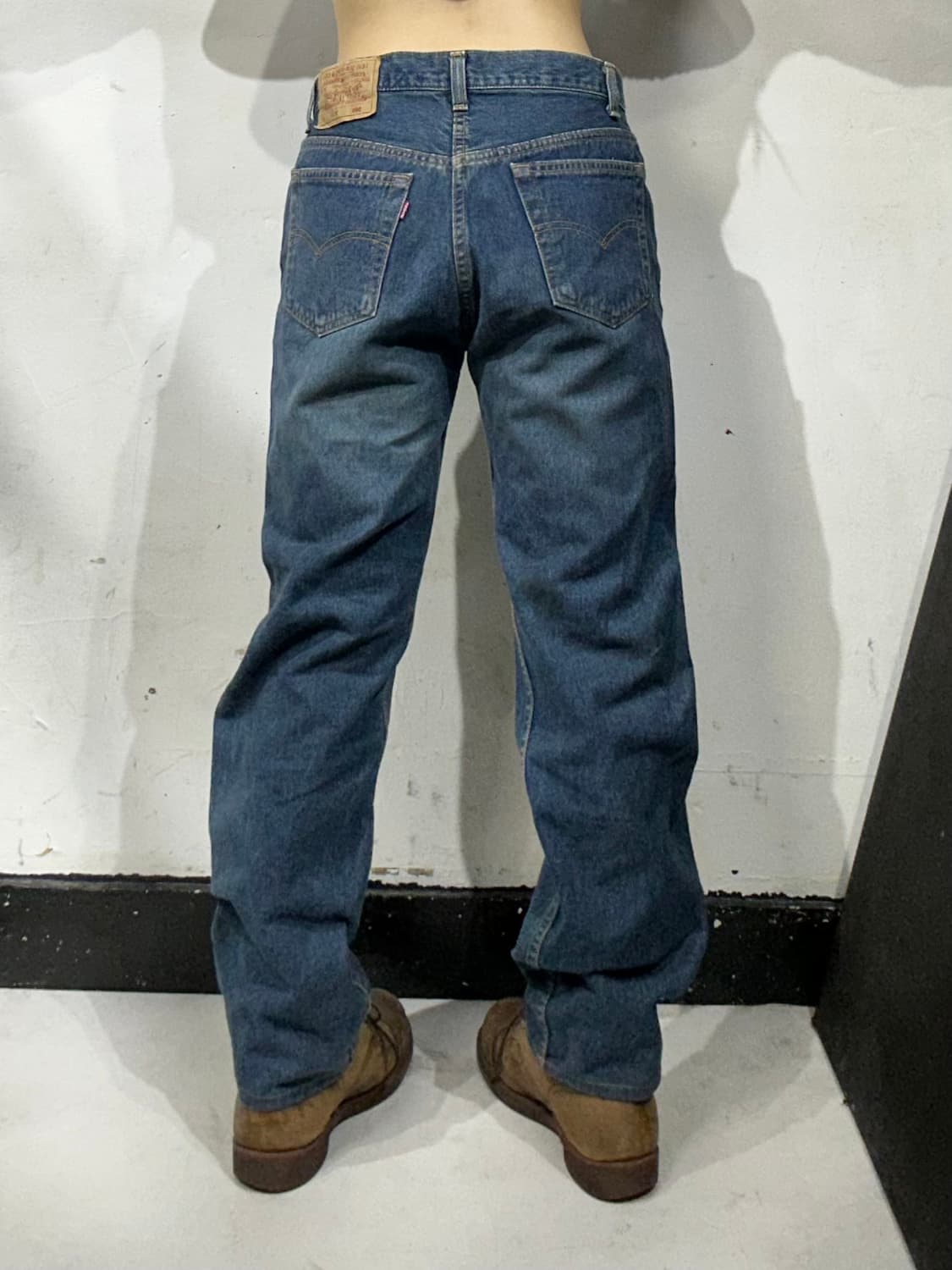 리바이스 501 중청 와이드 데님 팬츠  상품이미지3