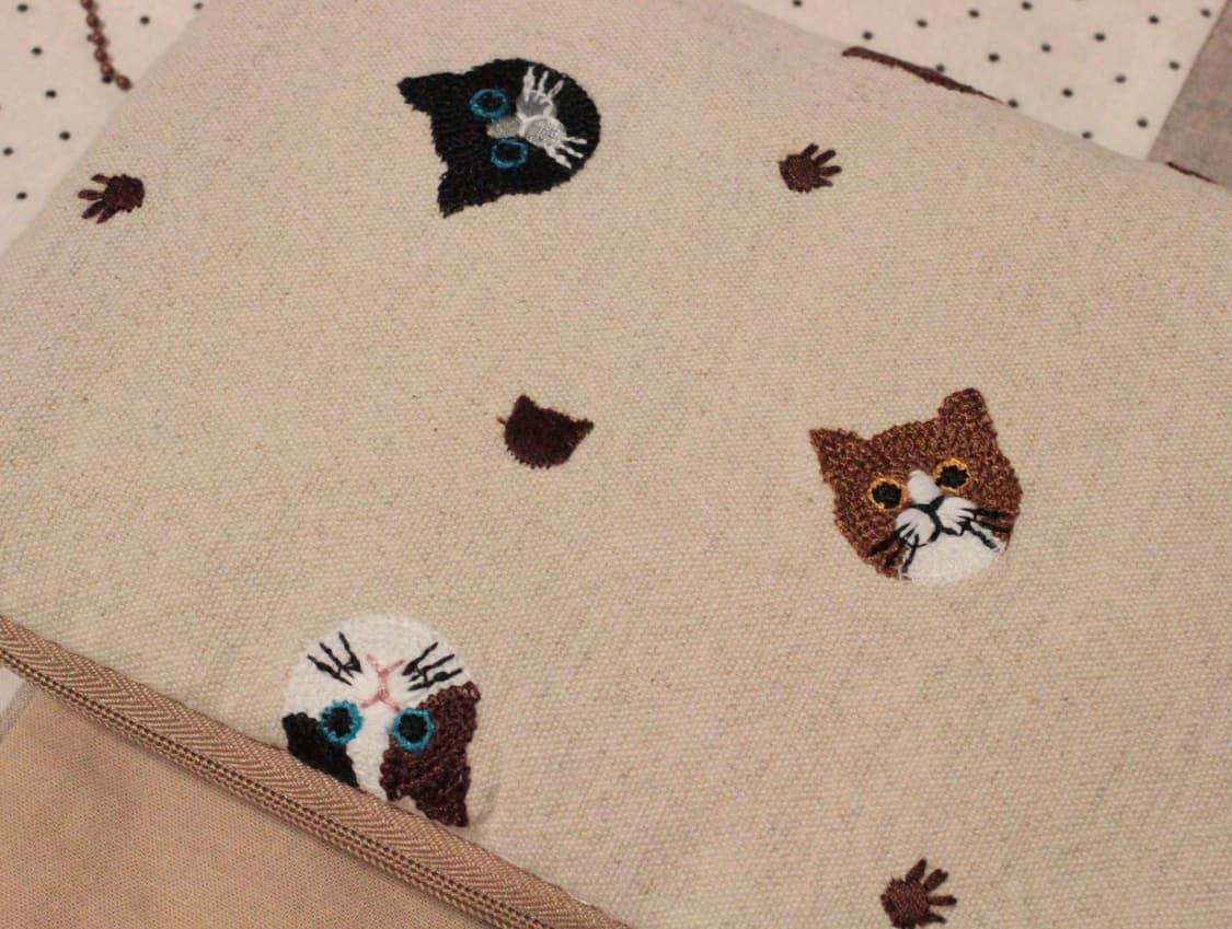 핸드메이드 고양이 멀티 파우치 상품이미지5