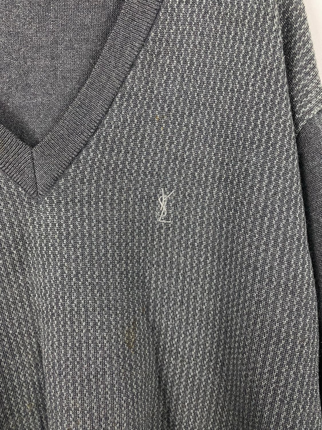 입생로랑 YSL 브이넥 니트 L <517> 상품이미지3
