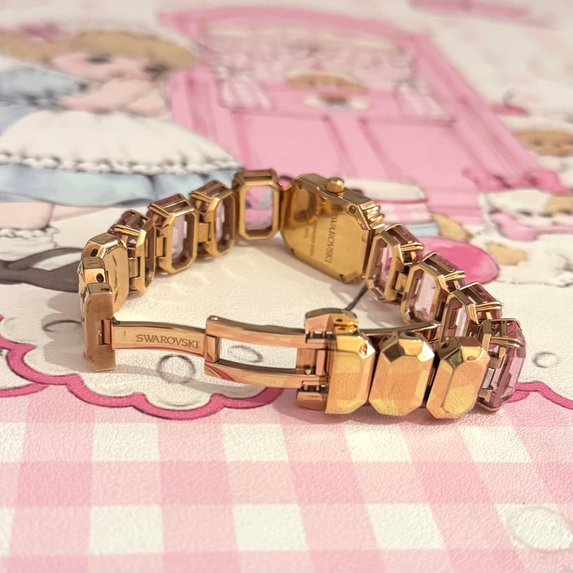 스와로브스키 핑크 밀레니아 워치 시계 상품이미지7