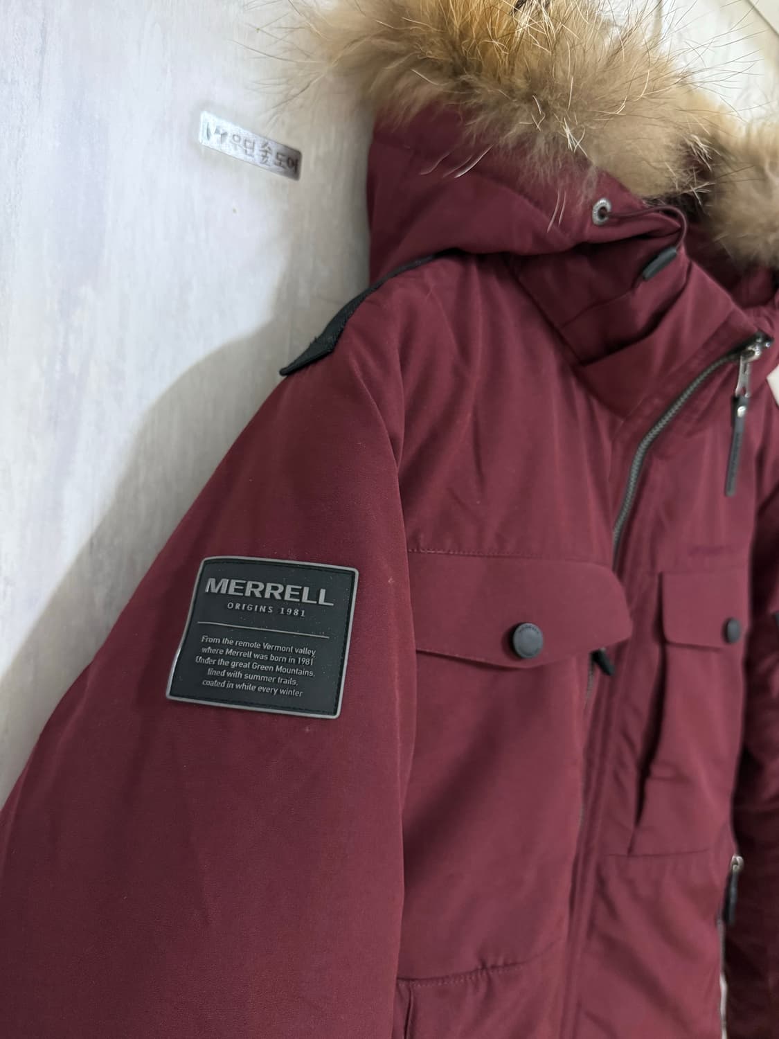 여성 95 / 머렐 라쿤털 스투키 숏패딩 상품이미지3