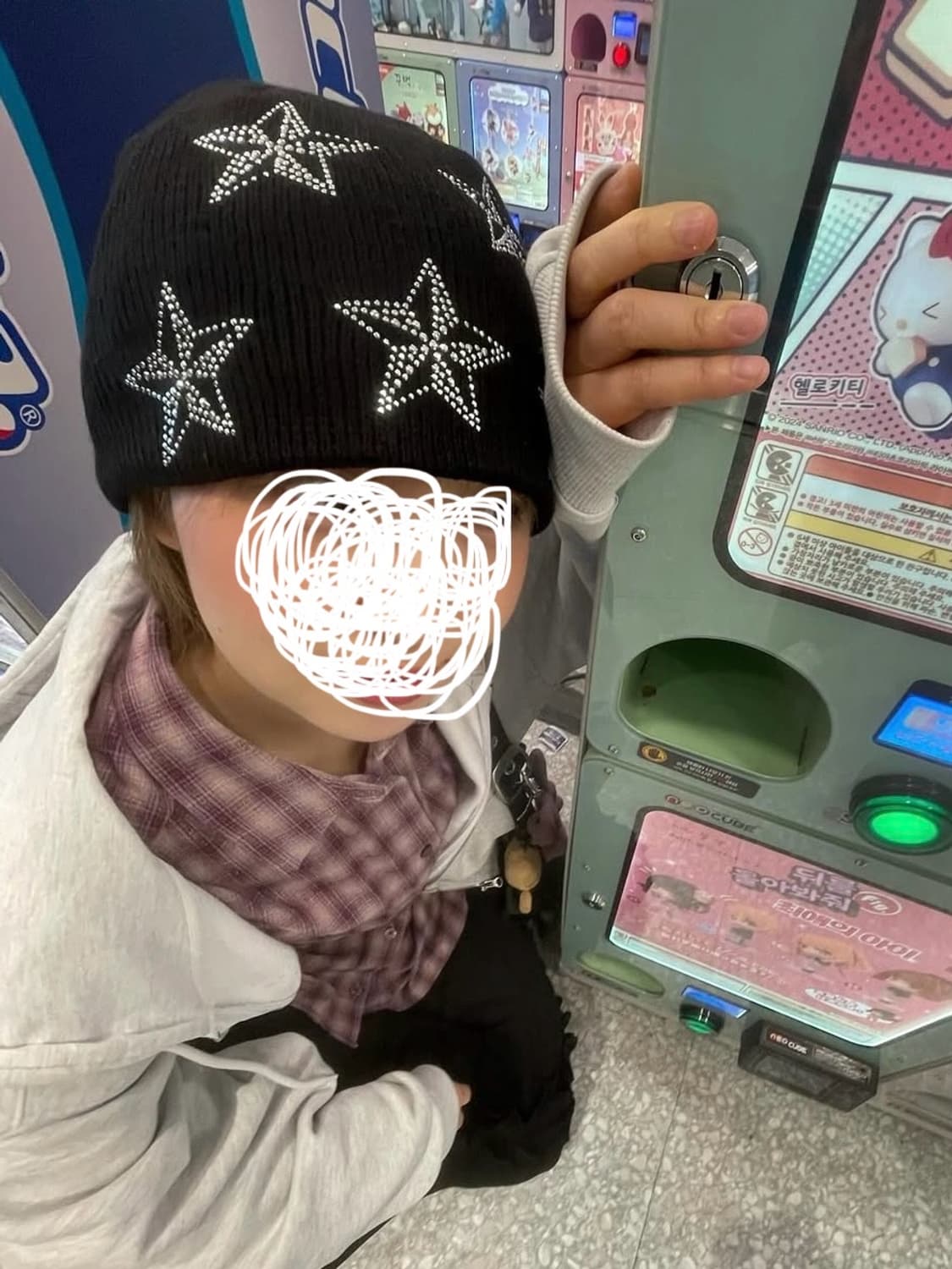 별 큐빅 비니 상품이미지3