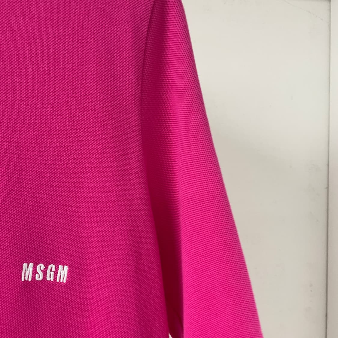 MSGM PK 반팔 카라티 핑크 50 상품이미지3