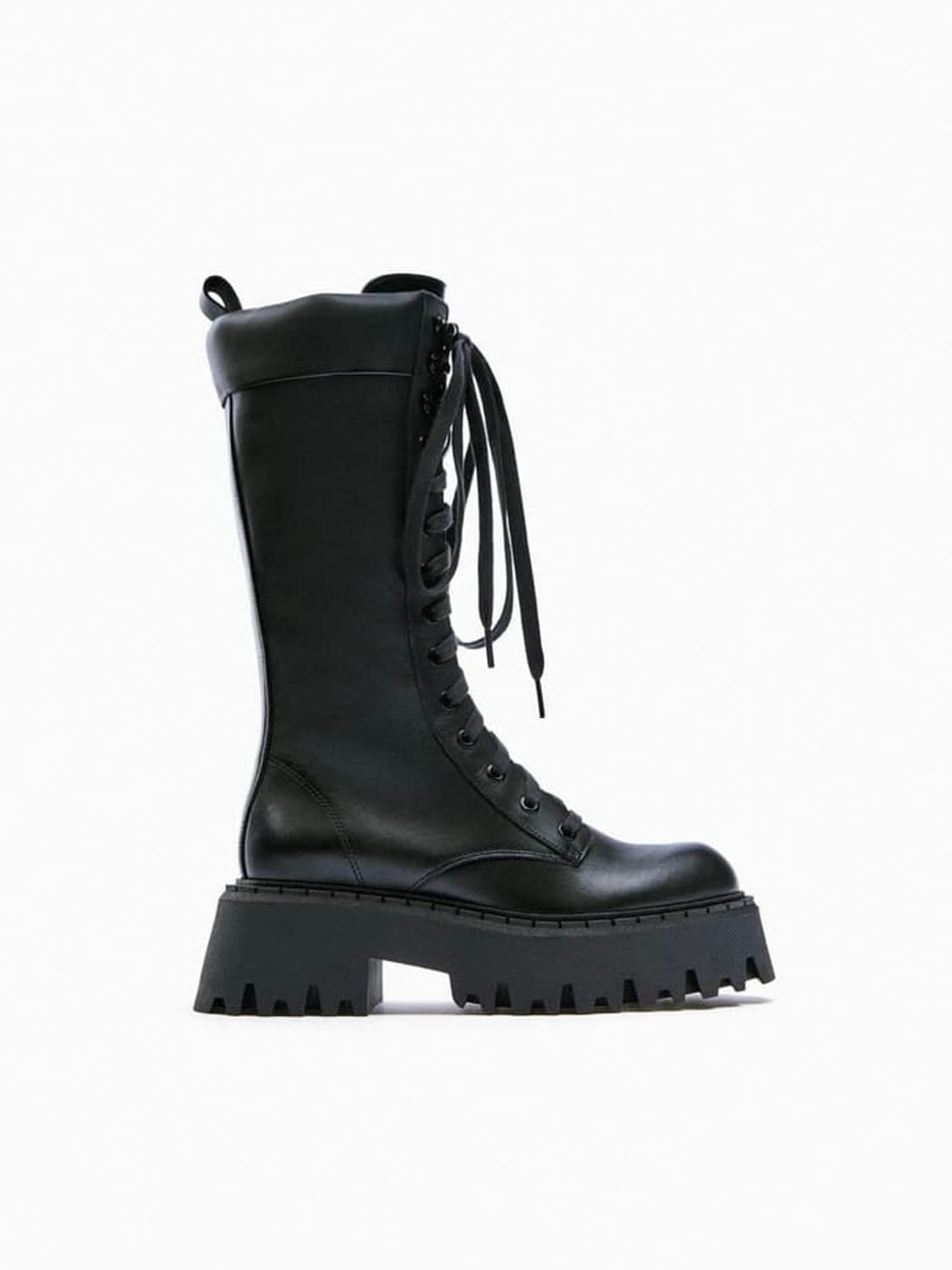 Zara 트랙솔 레이스업 부츠 240 상품이미지1