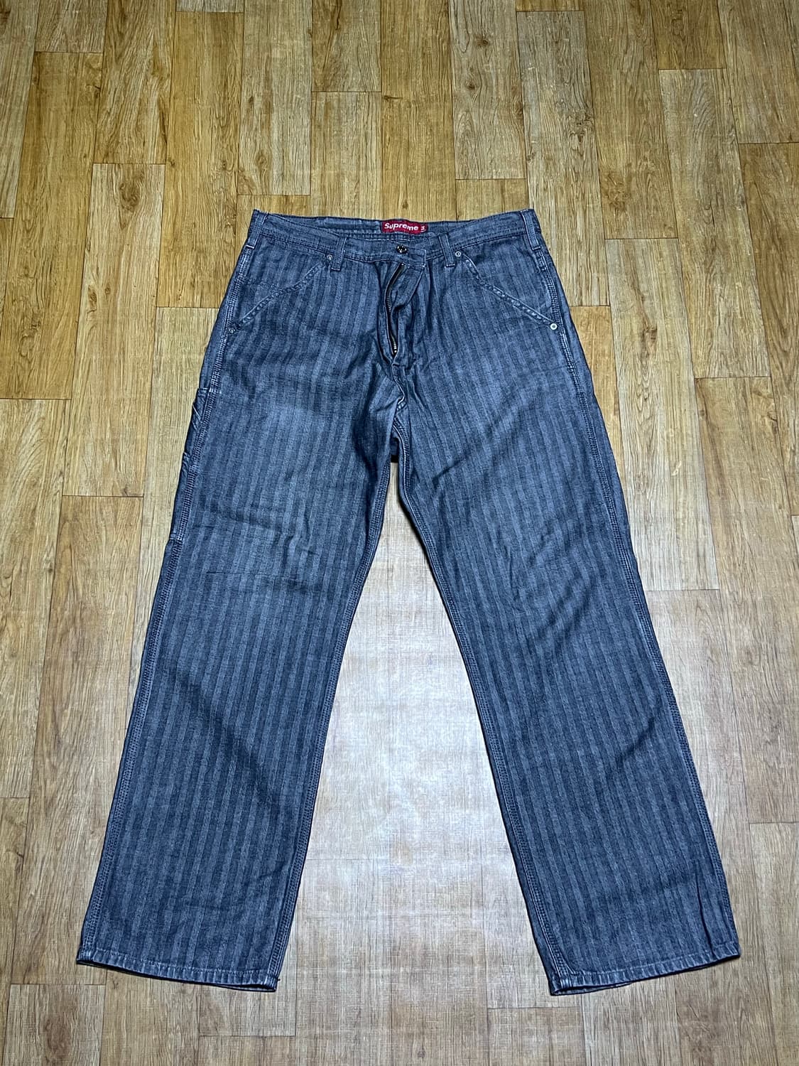 90s supreme stripe pants [madeinUSA] 상품이미지1