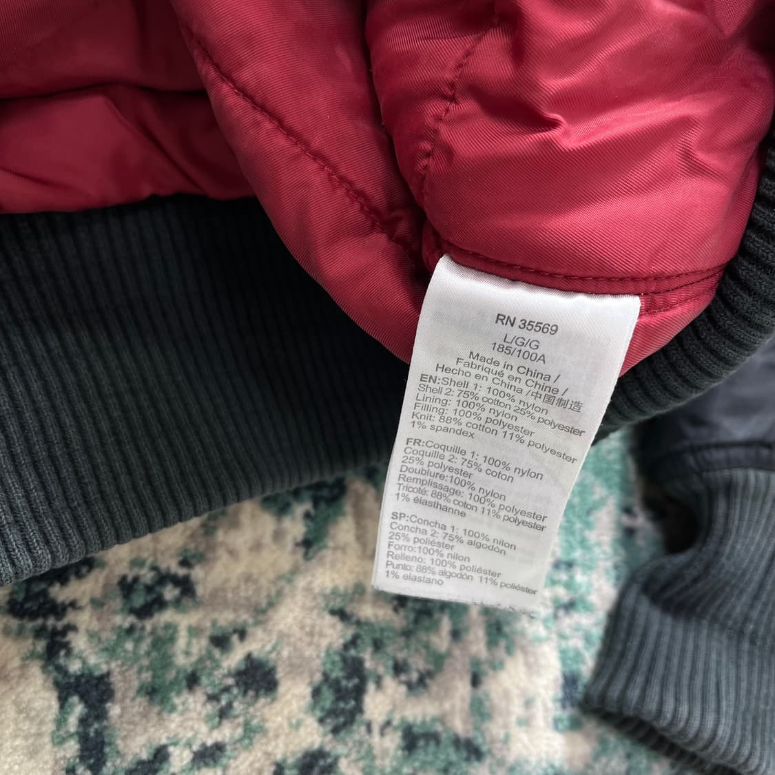 Alpha Ma-1 알파 항공 점퍼 자켓(L) 상품이미지4