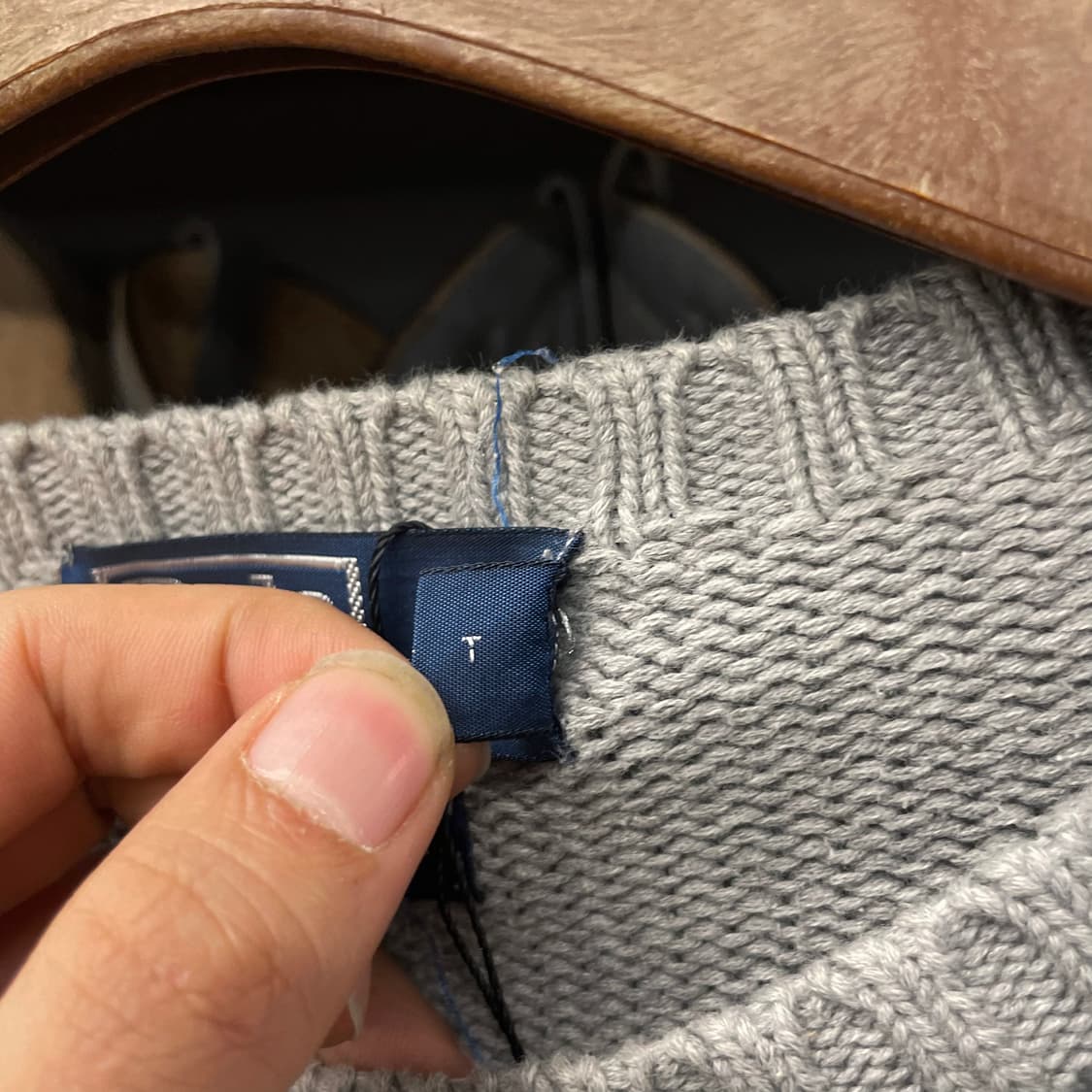 90s 폴로 랄프로렌 레트로 라운드넥 니트 스웨터 N212 상품이미지8