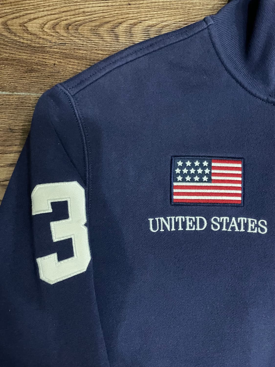 폴로 치프키프 빅포니 USA 성조기 집업 자켓 네이비 상품이미지5