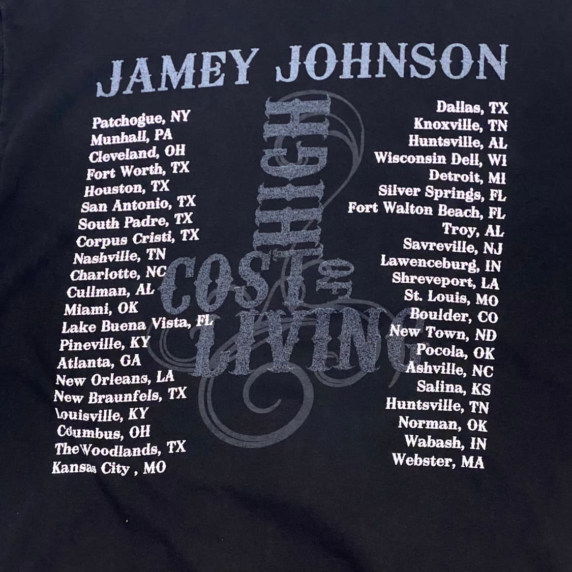 미국 빈티지 제이미 존슨 JAMEY JOHNSON 투어티 락티셔츠 반팔티 상품이미지6