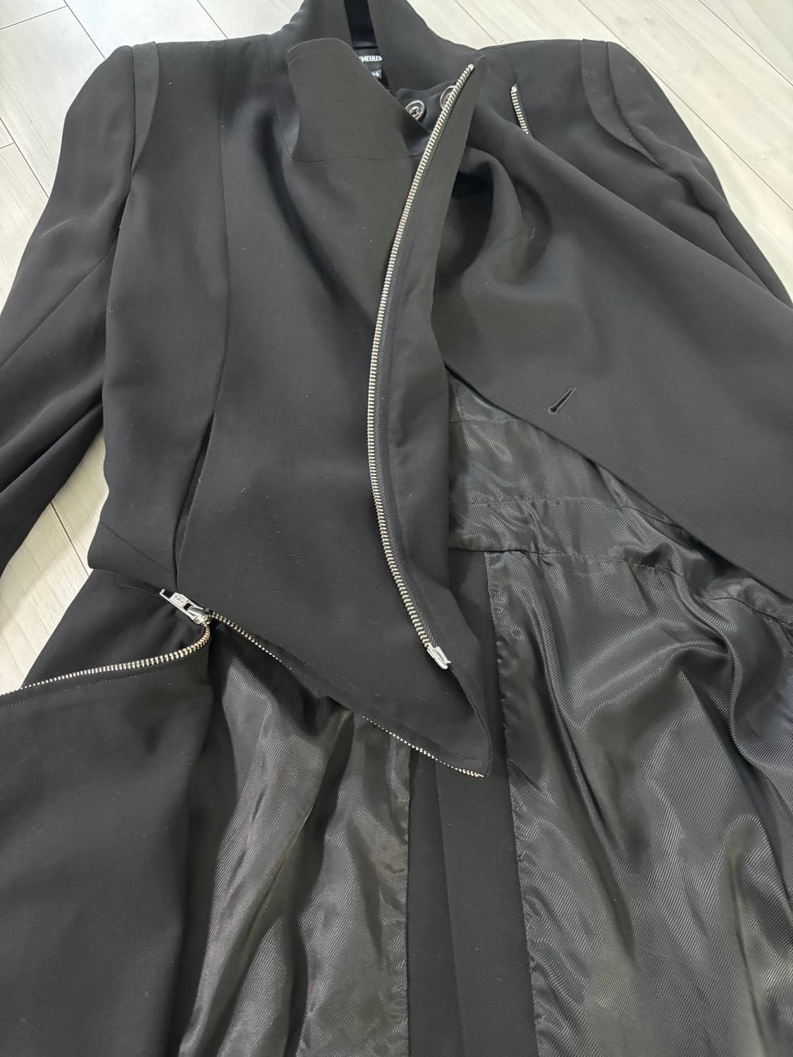 앤드뮐미스터 Ann Demeulemeester 롱 블레이저 상품이미지5