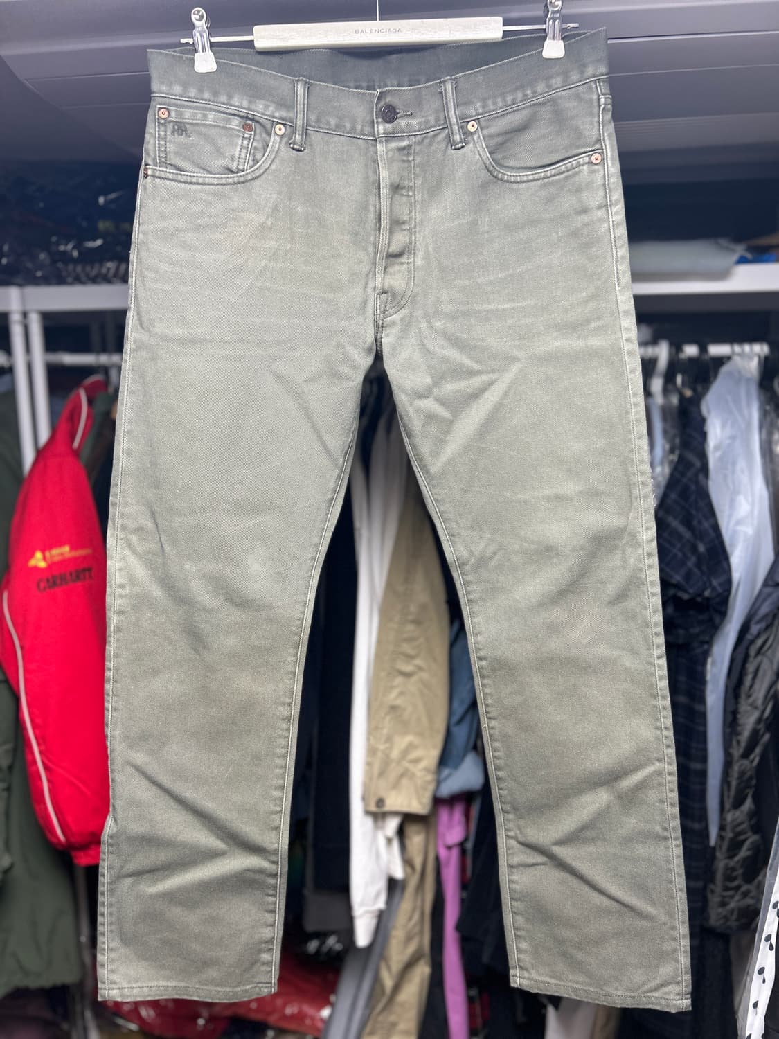 RRL 올리브 헤비코튼 불 데님 34 상품이미지3