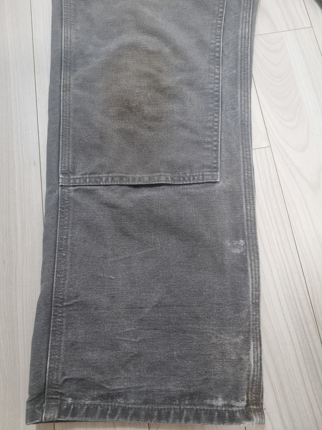 칼하트 더블니 카펜터 팬츠 B136 GVL 33X30 상품이미지4