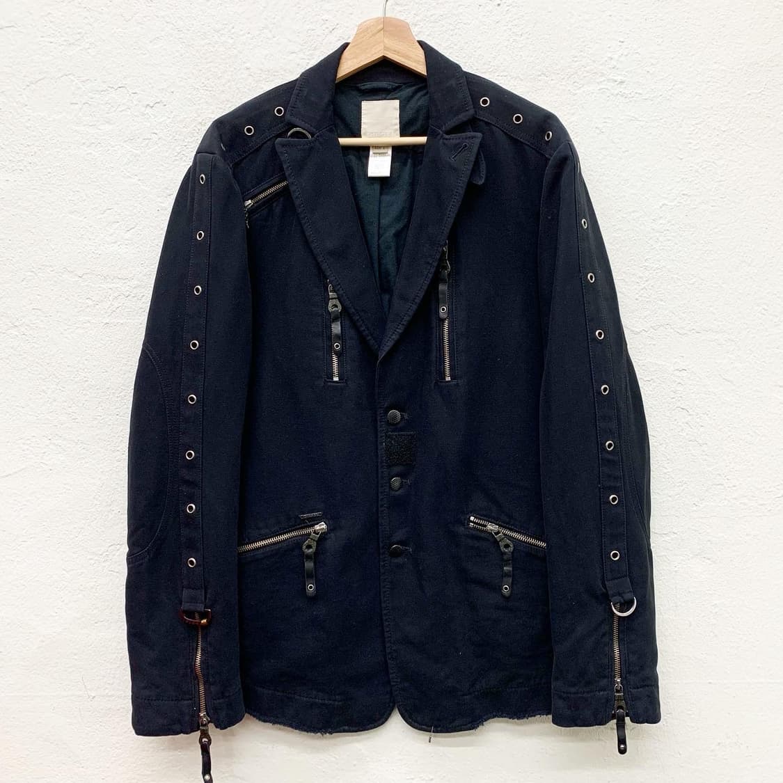 디젤 블랙 멀티포켓 락시크 싱글 블레이져  상품이미지2