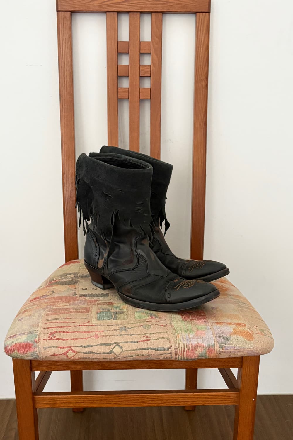 Alfredo Bannister Fringe Western Boots 상품이미지1