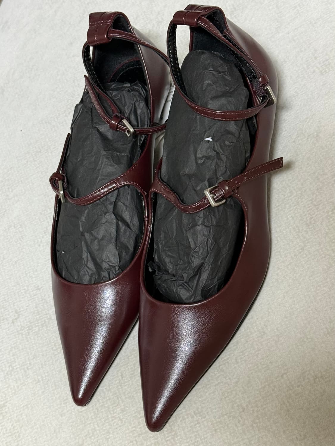 ZARA 자라 스트랩 키튼힐 슈즈 상품이미지4