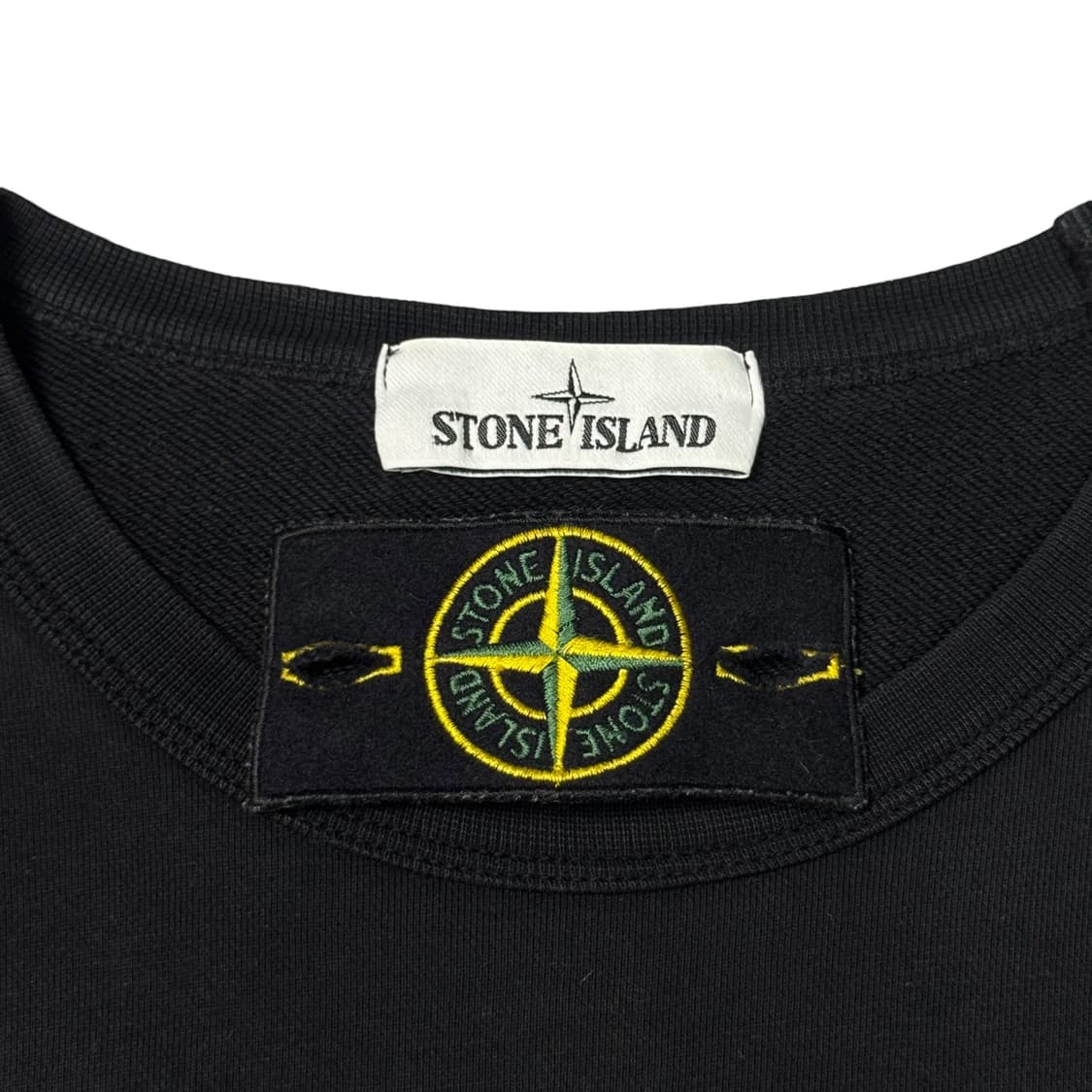 (M) 스톤아일랜드 와펜 스웻셔츠 블랙 상품이미지3