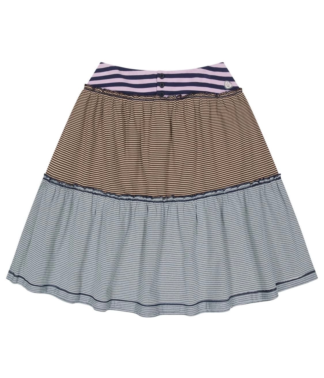 coyseio  colored stripe midi skirt purpe 상품이미지1