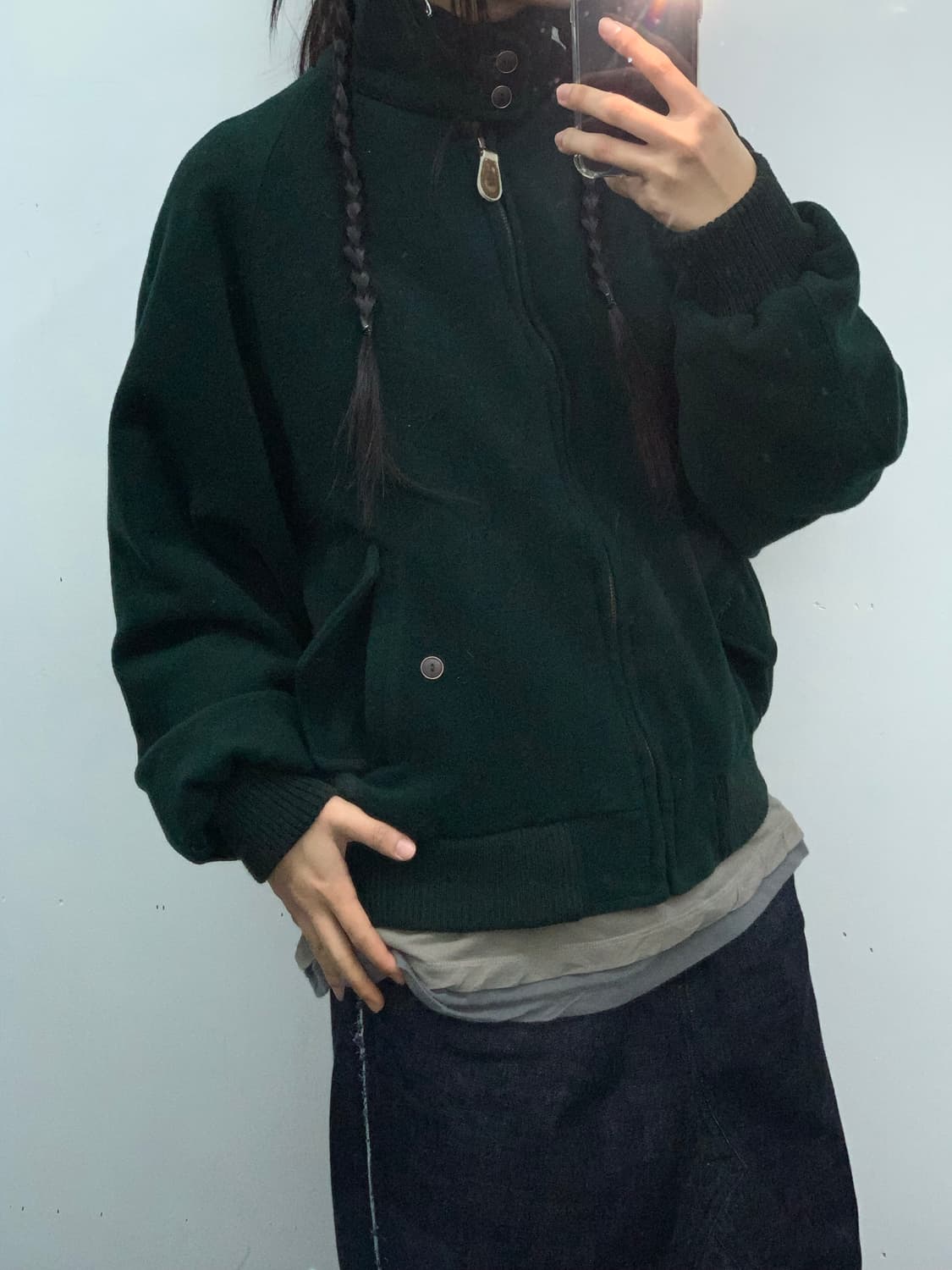 Rizzo 90s 울 봄버 자켓 상품이미지4