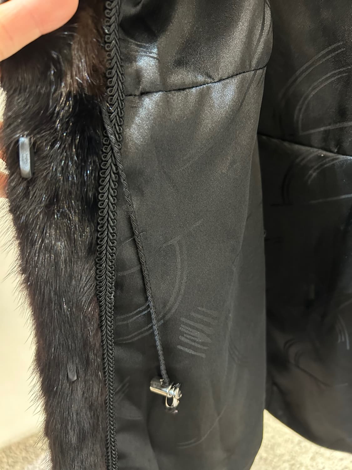 사가밍크 퍼 하프 코트 상품이미지3