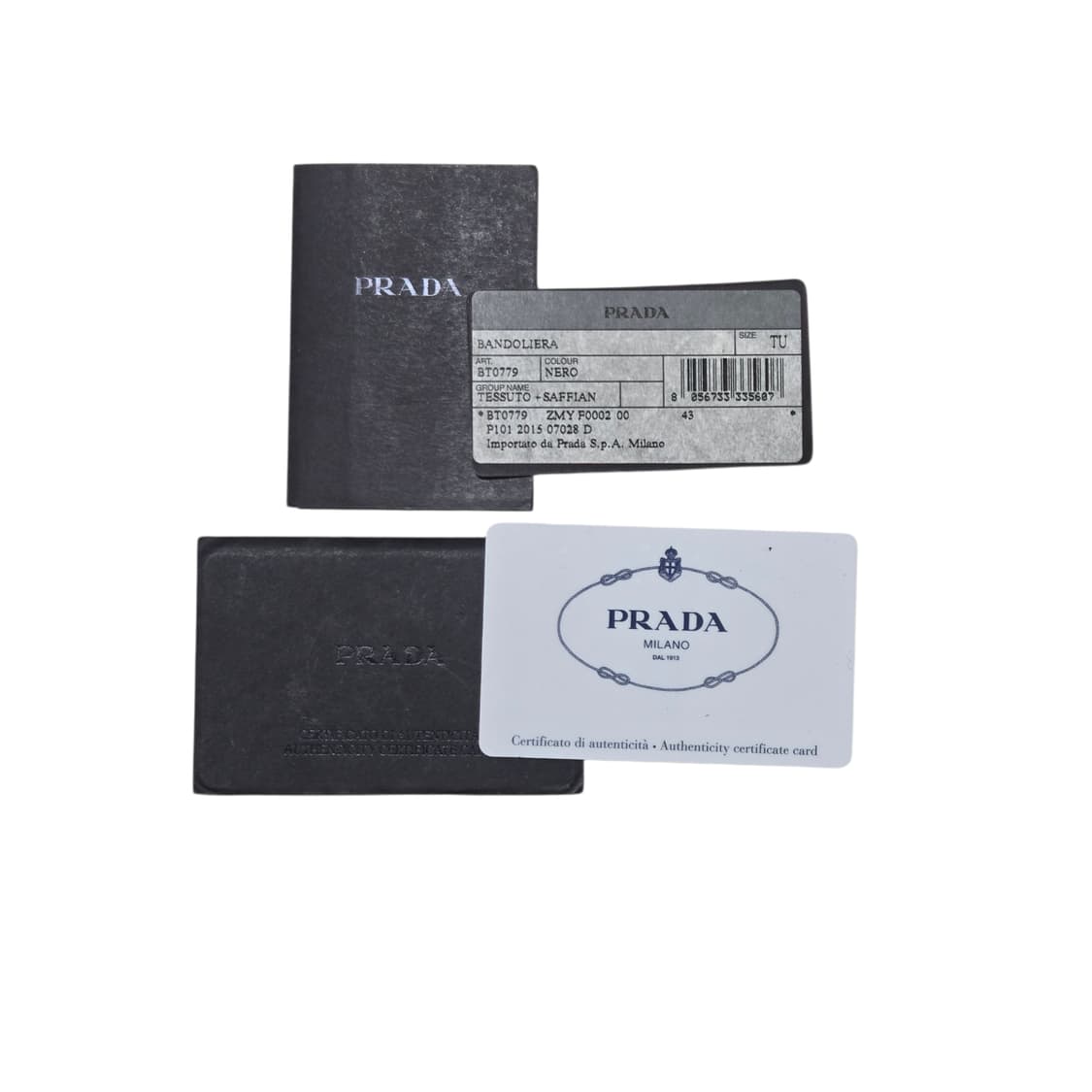 PRADA 프라다 보증서포함 BT0779 테수토 사피아노 가방 상품이미지6