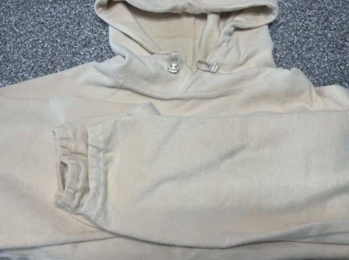 Les. basics hood 오트밀색 후드티 XL 상품이미지5