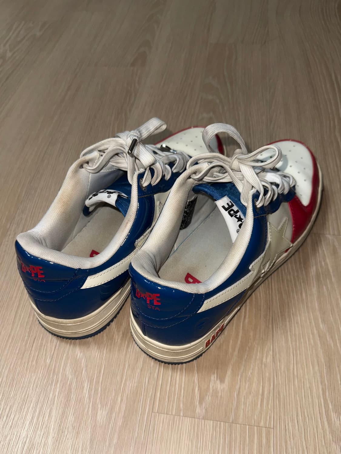 베이프 베이프 스타 로우 M1 화이트블루 275 상품이미지5