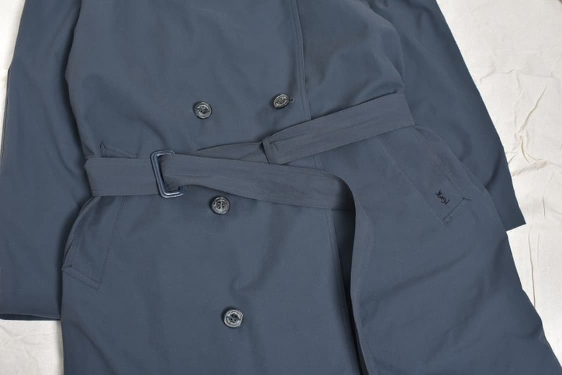  90s YSL 입생로랑 더블 트렌치 롱코트 N217 상품이미지7