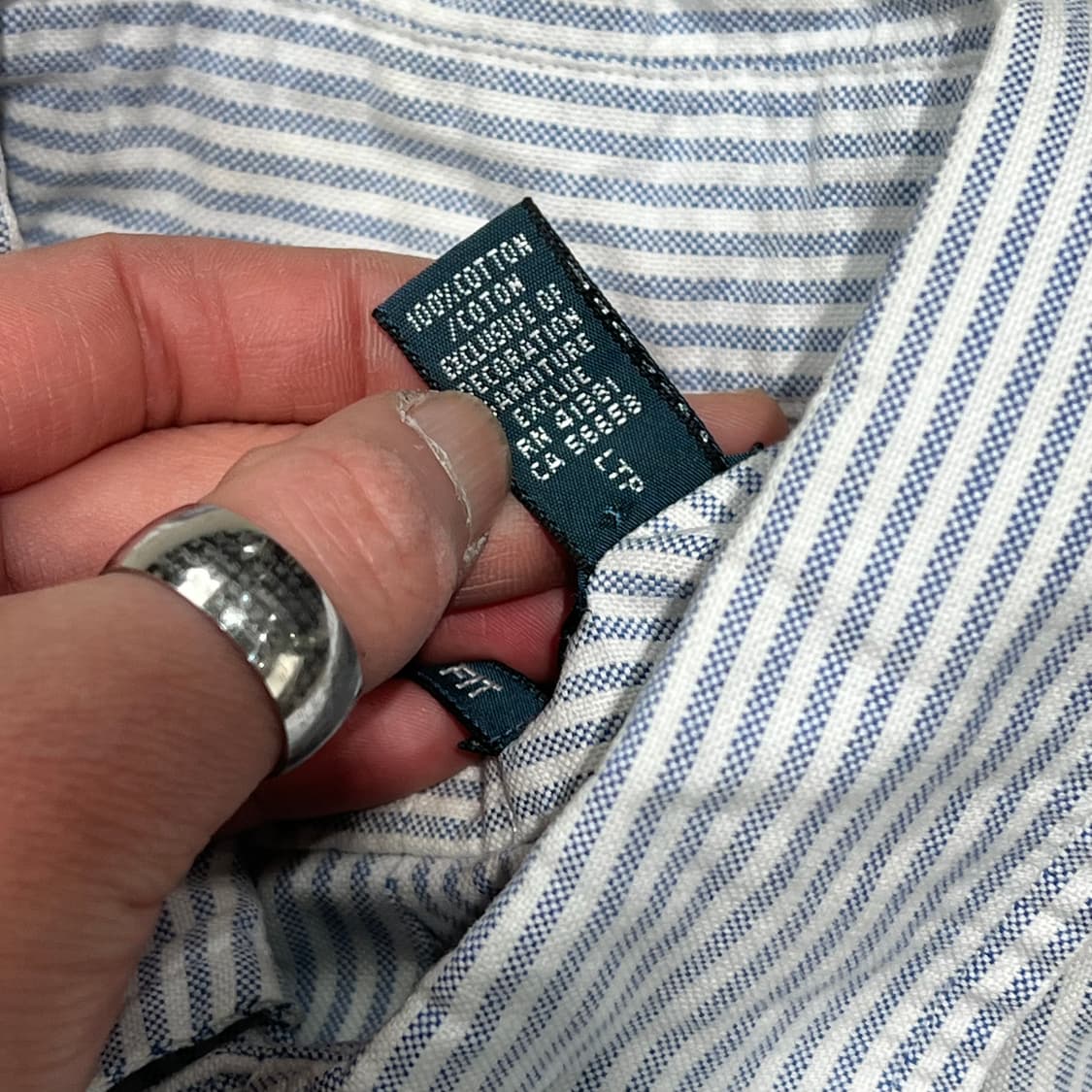 폴로 랄프로렌 스트라이프 하프셔츠 s10954 상품이미지6