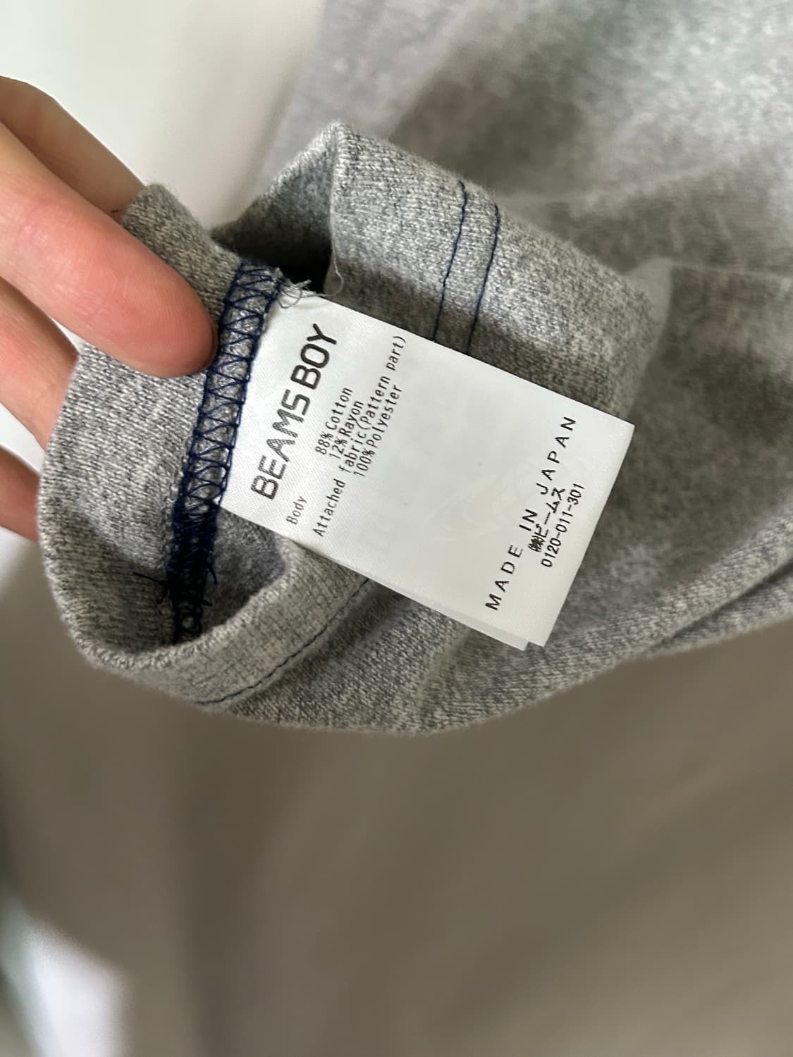 Beams boy 3/4 Football Tee Grey 상품이미지4