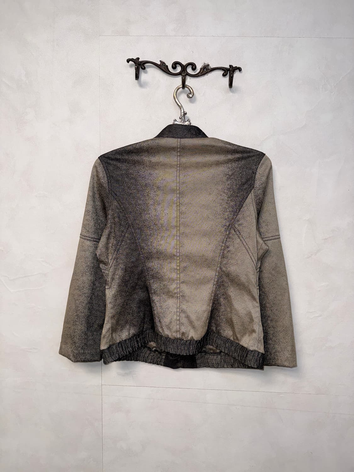 Charcoal green tie dye oriental lace jk 상품이미지3