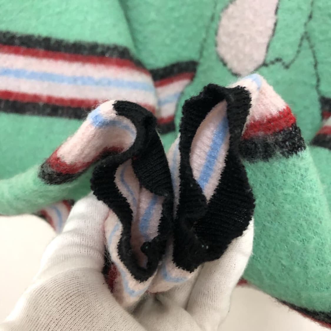 Kota Gushiken 24AW 모나리자 울 니트 그린 상품이미지10