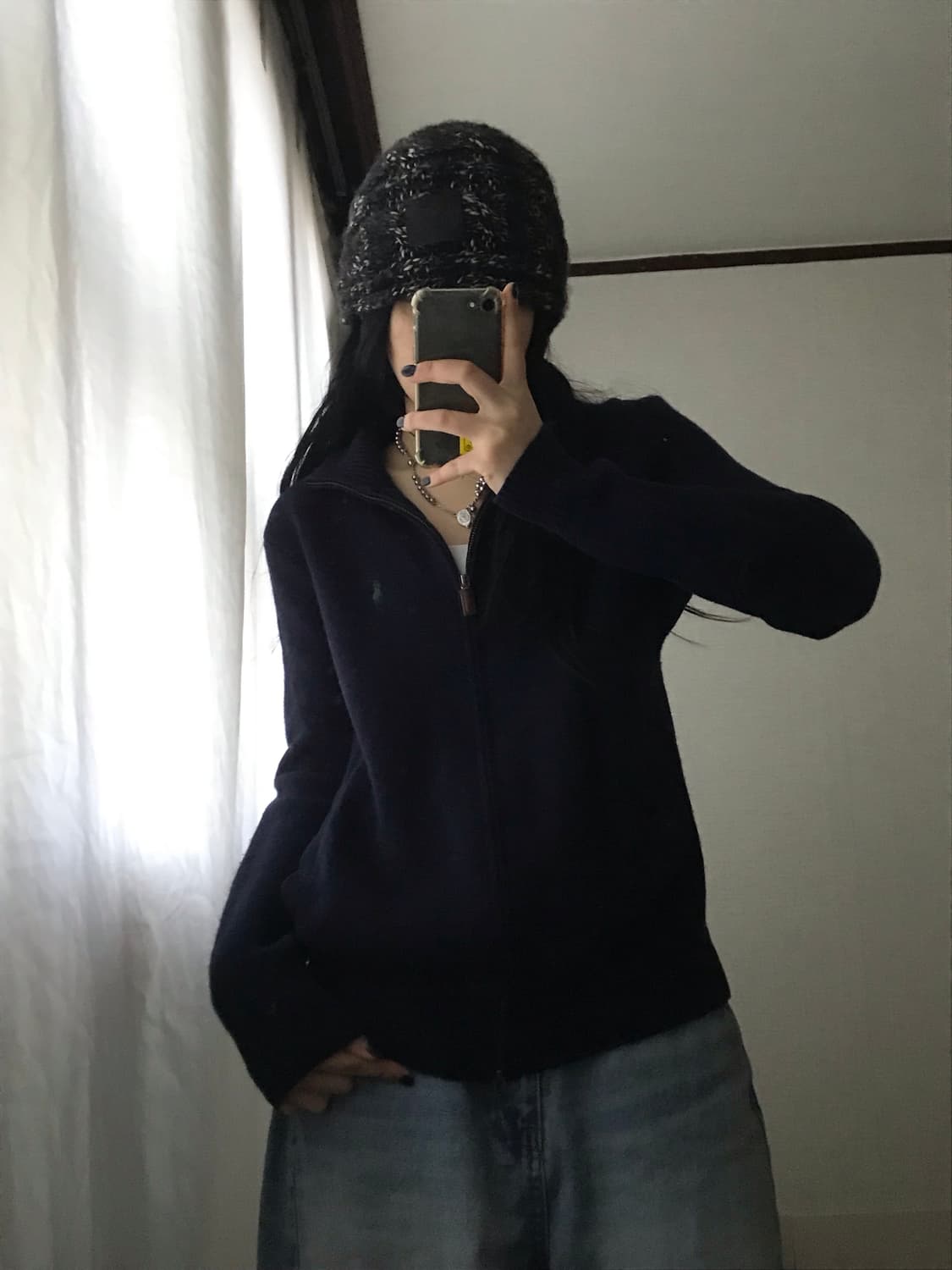 폴로 네이비 니트집업 상품이미지6