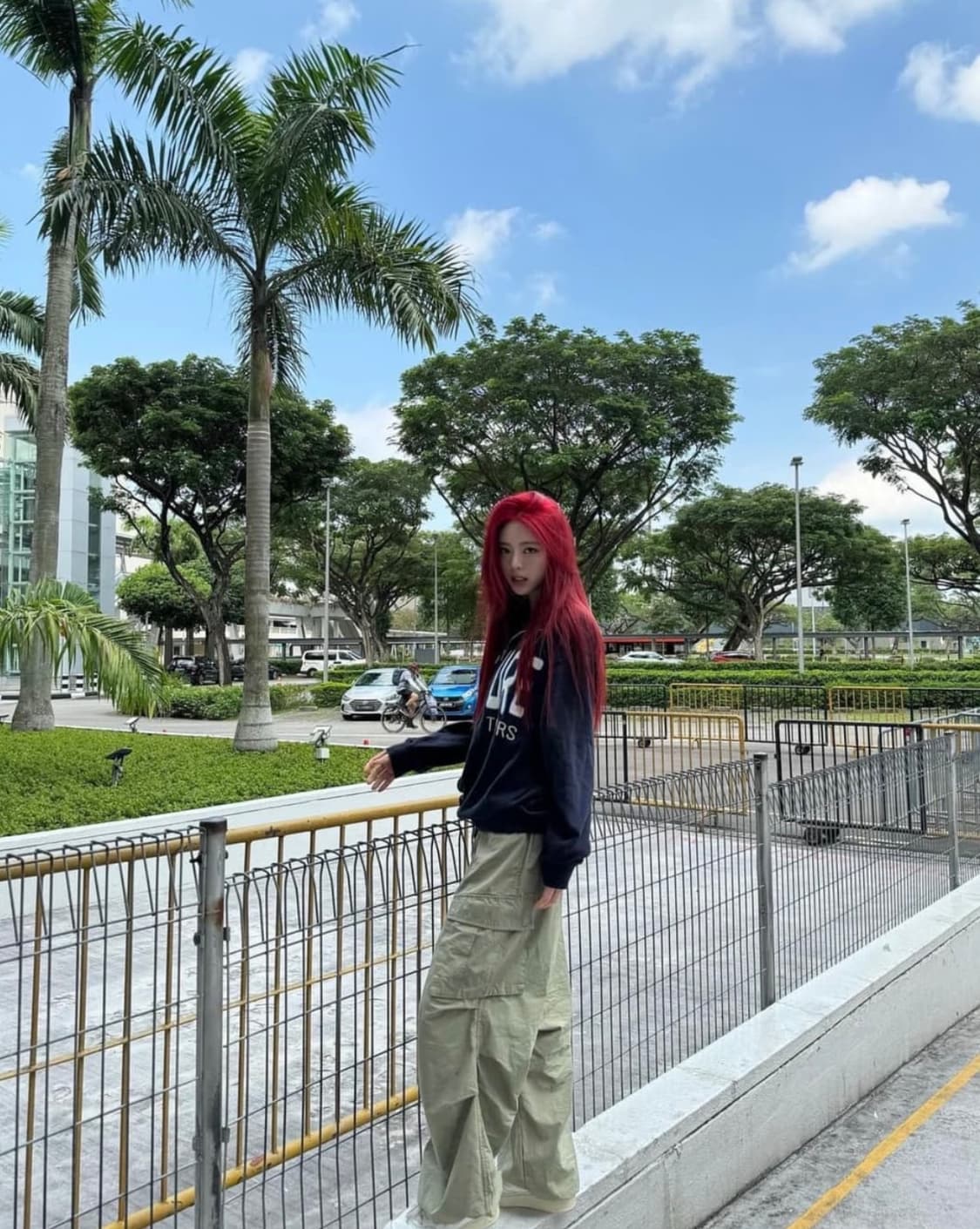 에즈이프캘리 파라슈트 코튼 카고팬츠 카키 상품이미지4