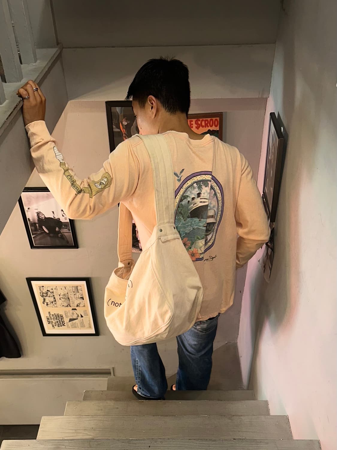 90’s Panama Jack logo print sleeve 상품이미지2
