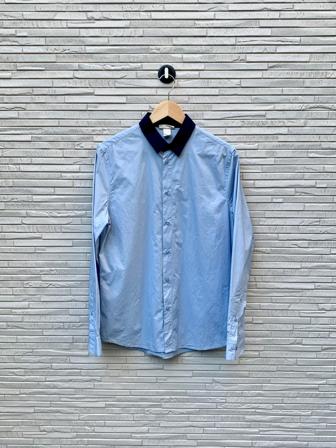 마르니 x H&M 투톤 칼라 셔츠 (blue) 상품이미지2