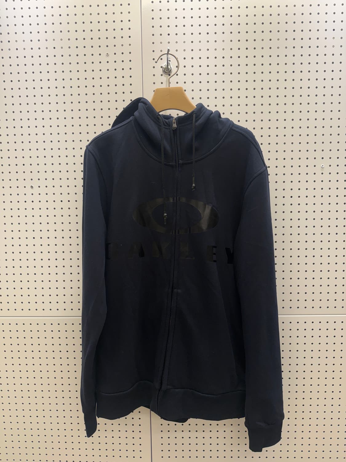 오클리 네이비 빅로고 후드집업 U459 상품이미지2