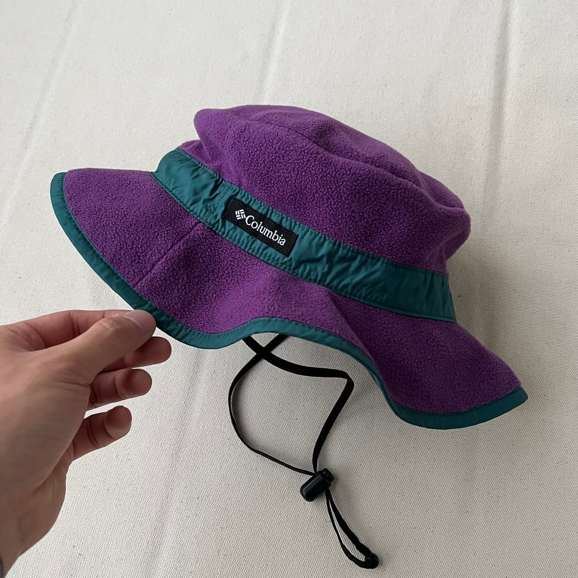 콜럼비아 퍼플 플리스 버킷햇 상품이미지6