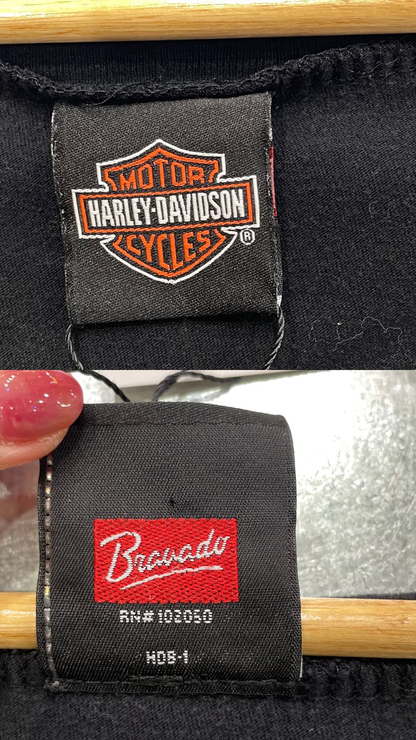 Harley Davidson 할리 브이넥 반팔티 상품이미지9