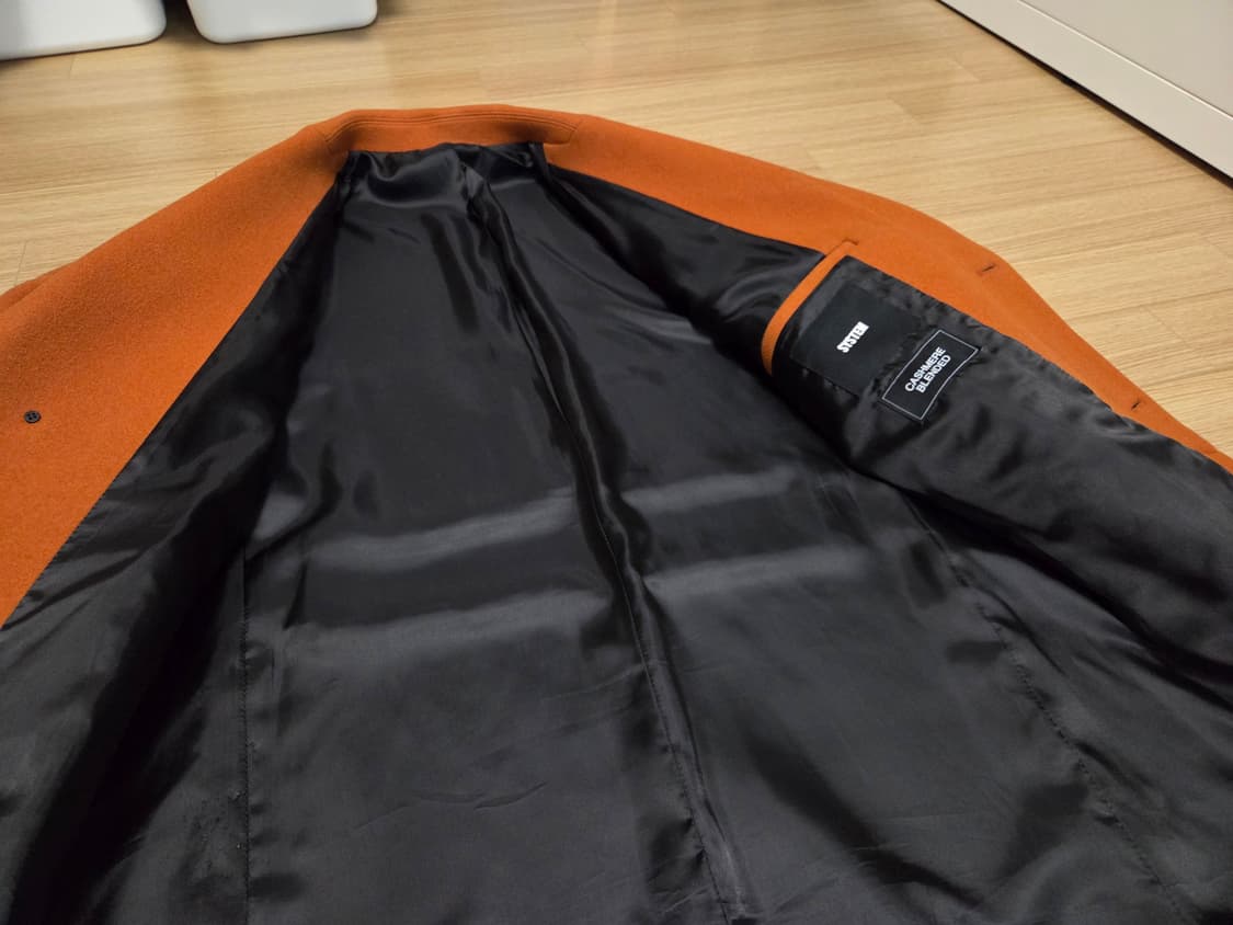 시스템 옴므 오렌지 세미 오버  싱글 코트 상품이미지4