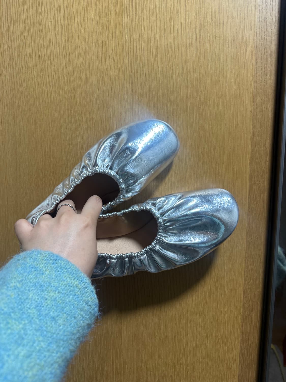 꺌랑 주름플랫 상품이미지1