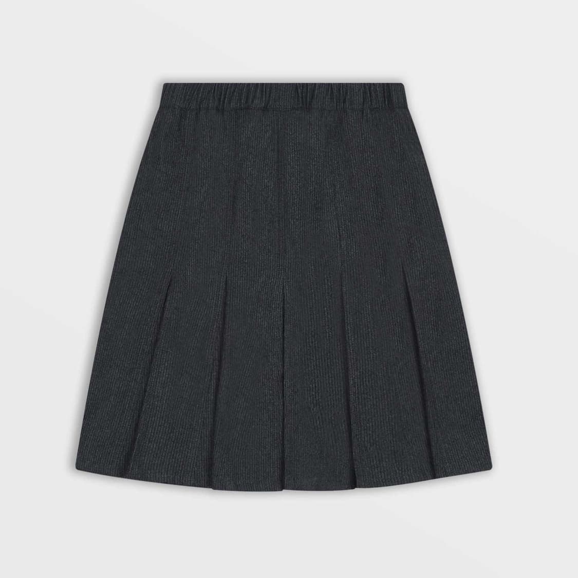 사파리스팟 Two Button Pleats Wool Skirt Black 상품이미지3