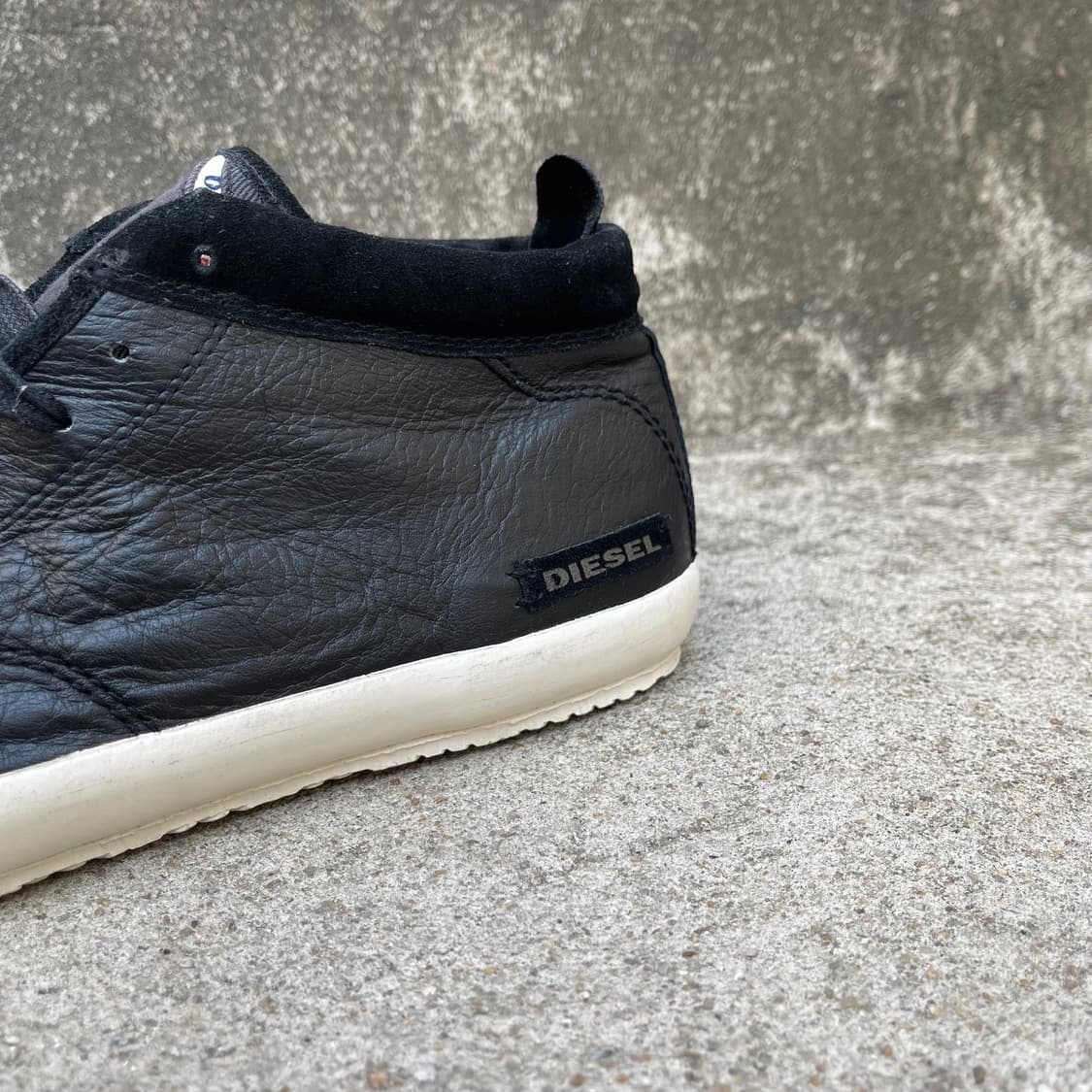 [280] Diesel VTG 레더/스웨이드 하이탑 스니커즈 상품이미지4