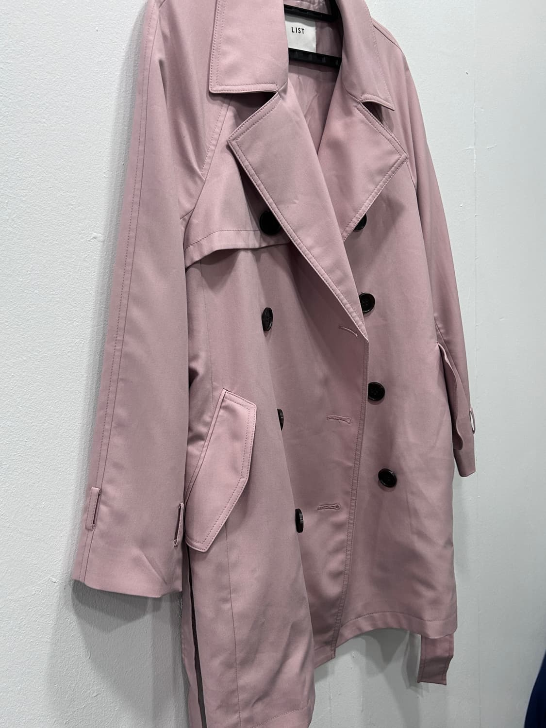 리스트 LIST 연핑크 트렌치코트 55 상품이미지5