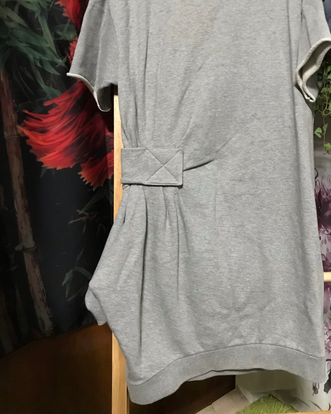 마크 제이콥스 그레이 디자인 스웻 반팔 원피스 상품이미지2